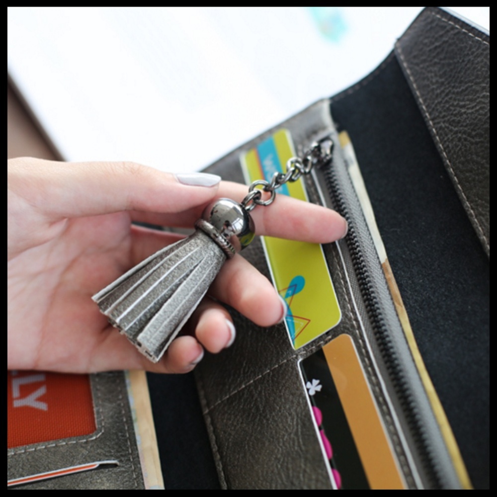 NEW MELODY Multion Function Tassel Wallet - Picture 8 of 8